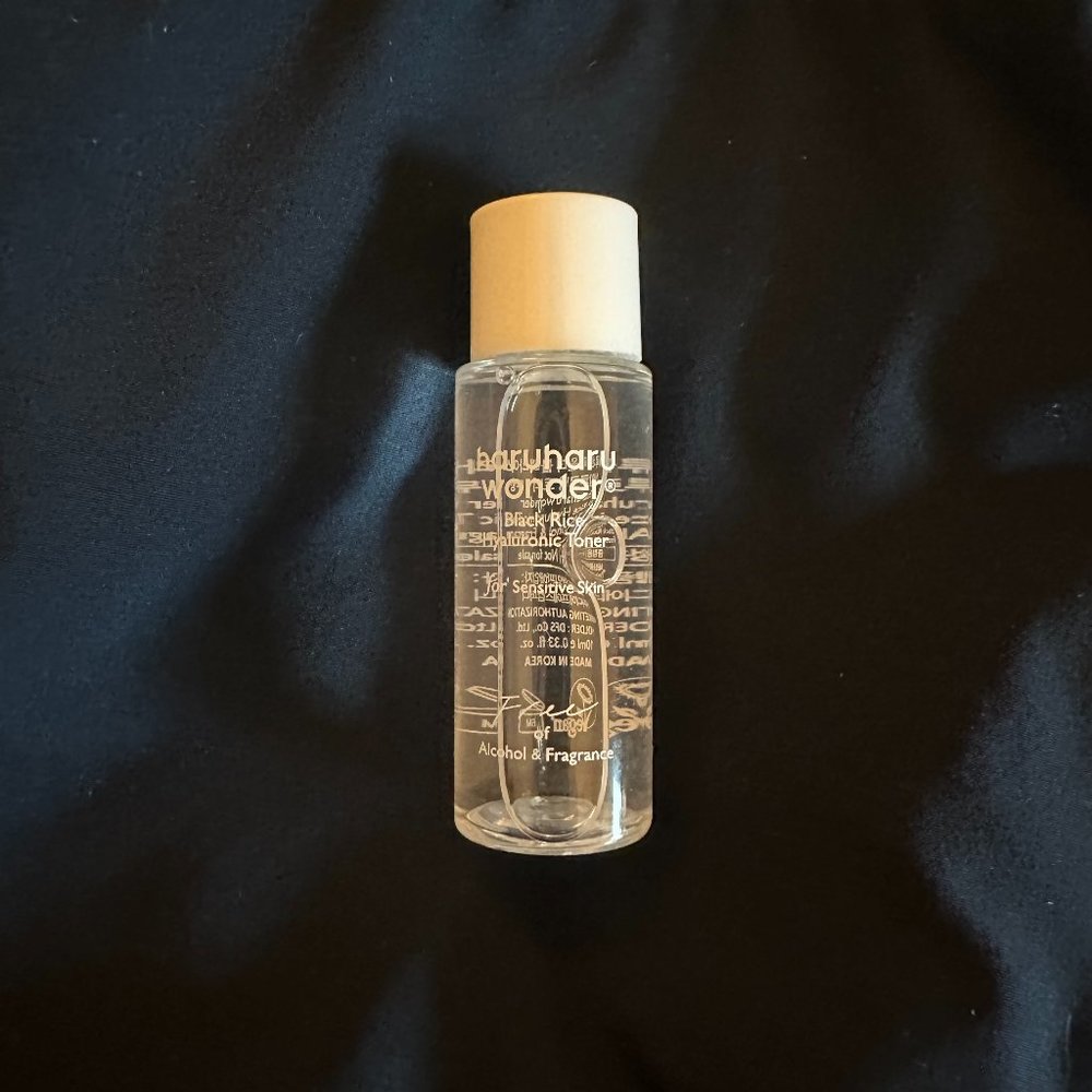 Unopened Haruharu Wonder Black Rice Hyaluronic Toner Mini